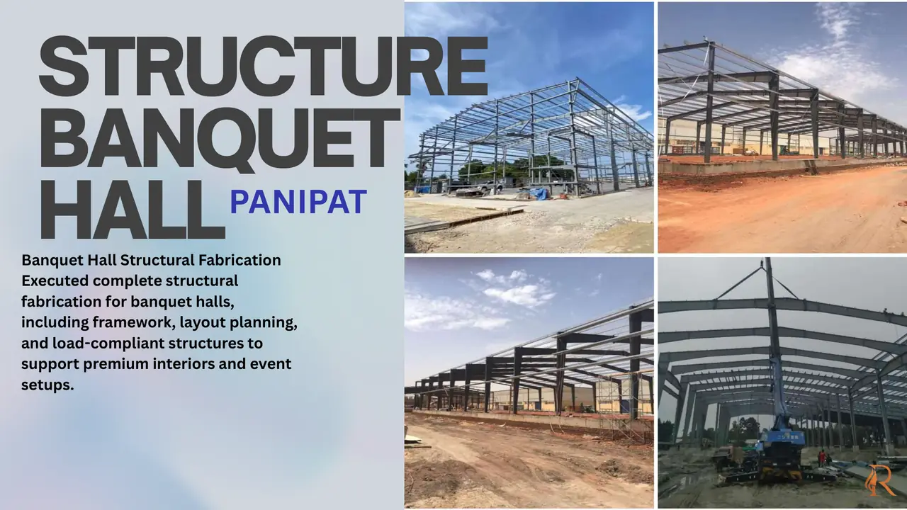 Structure Banquet Hall portfolio presentation page